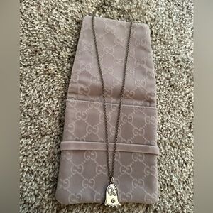 GUCCI Ghost Pendant AUTHENTIC Sterling Silver